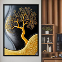 The Gilded Roots Canvas Wall Art