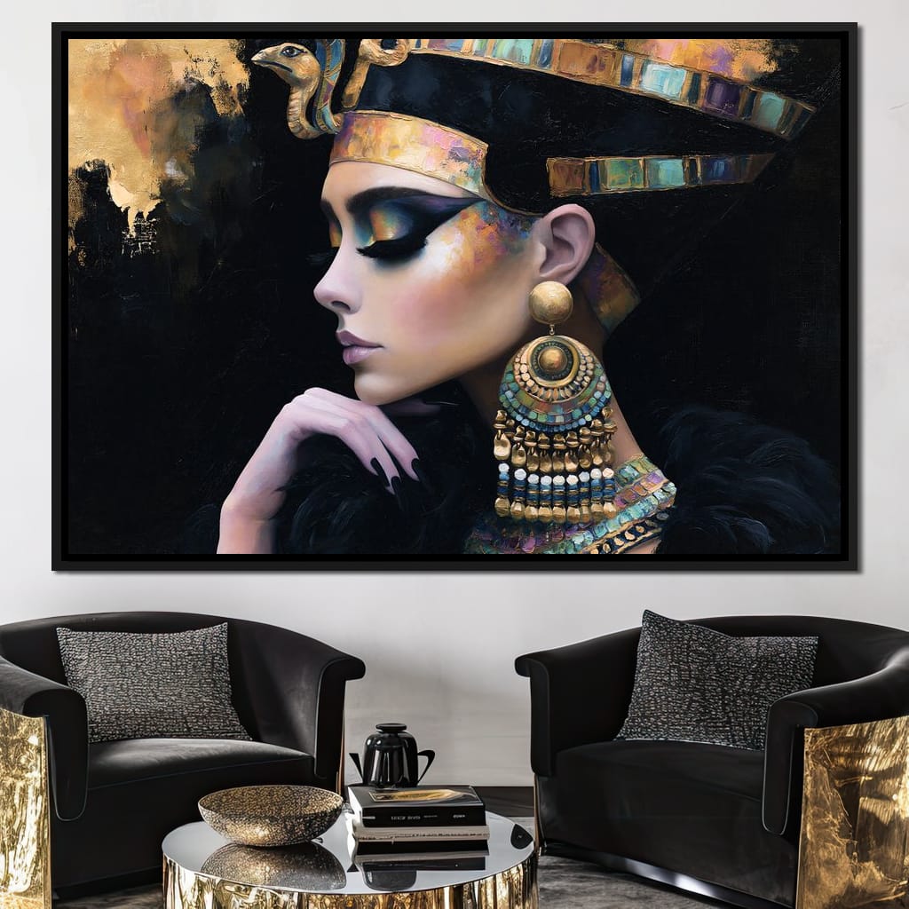 Ancient Egyptian Woman Canvas Wall Art