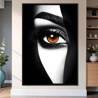 Eclipse of the Fiery Eye Canvas Wall Art