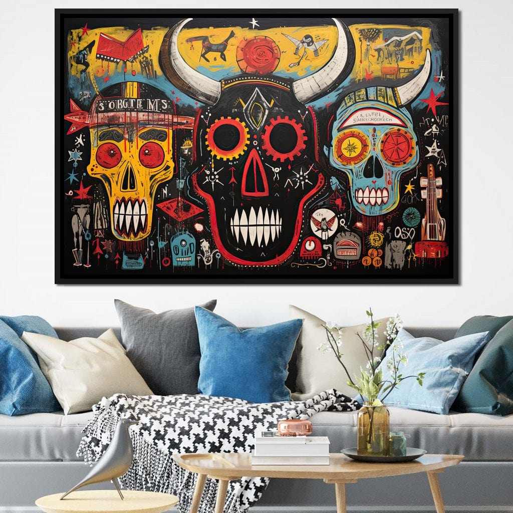 Mystic North American Totems Canvas Wall Art