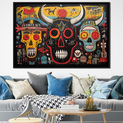 Mystic North American Totems Canvas Wall Art