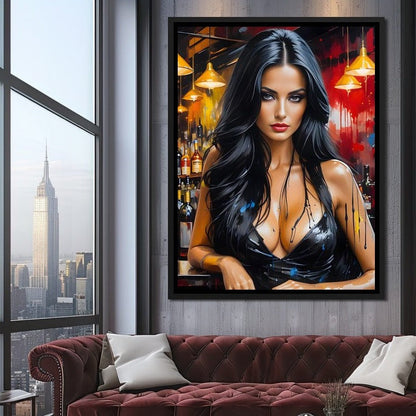 Female Portrait 230 Canvas Wall Art