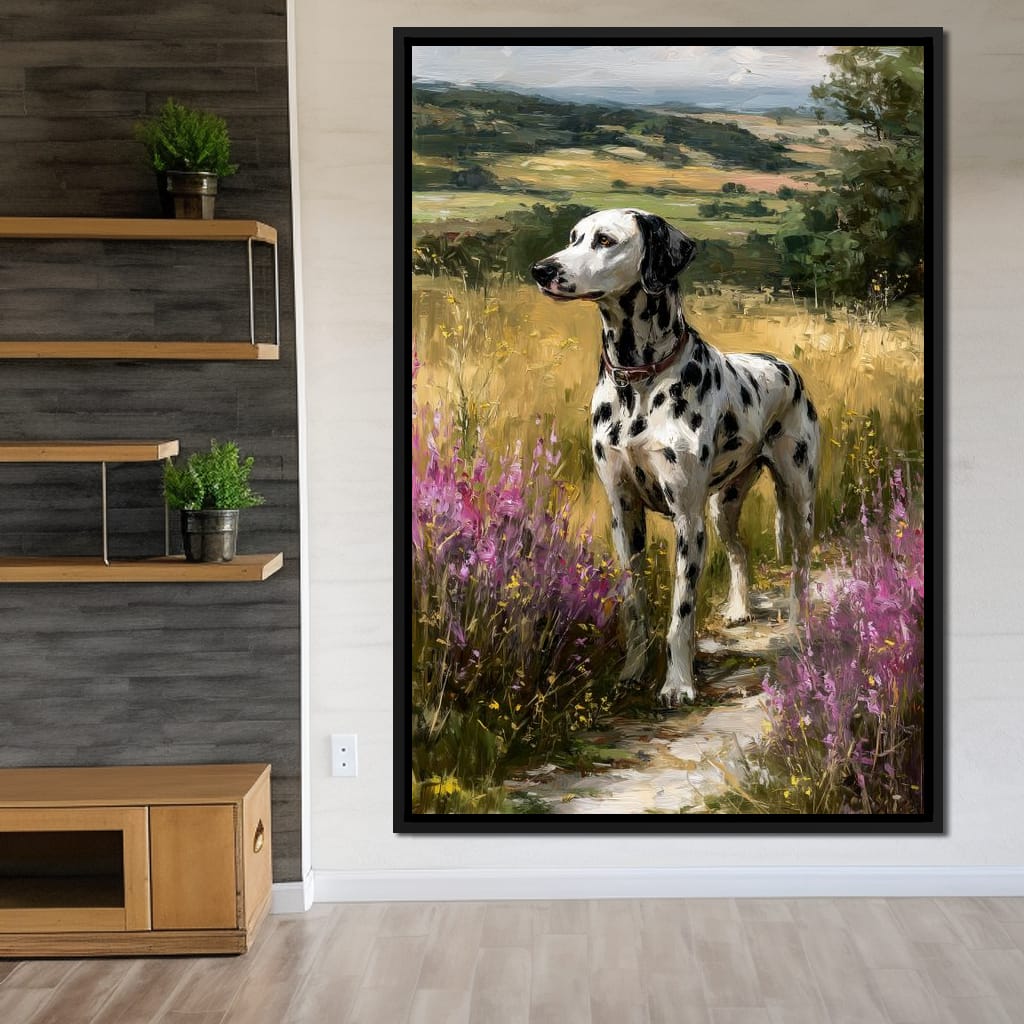 Dalmatian Meadow Pathway Canvas Wall Art