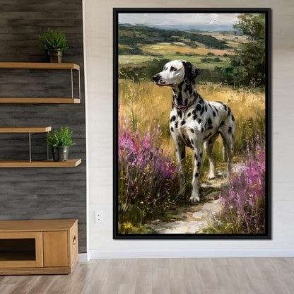 Dalmatian Meadow Pathway Canvas Wall Art