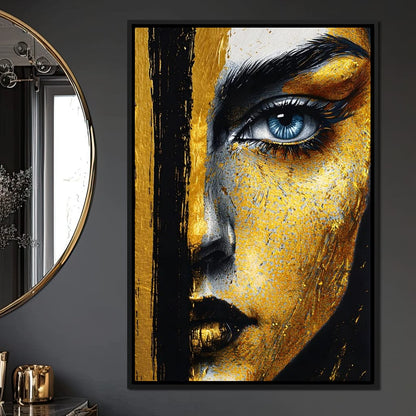 Gilded Truth Of The Soul Canvas Wall Art
