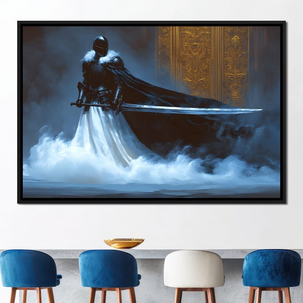 Majestic Shadowed Sentinel Canvas Wall Art