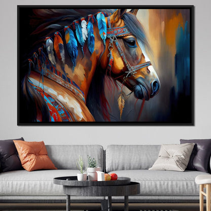 Cherokee Horse Canvas Wall Art