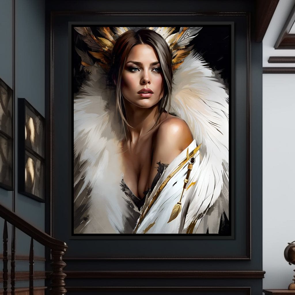 Female Portrait 161 Canvas Wall Art
