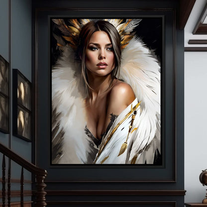 Female Portrait 161 Canvas Wall Art