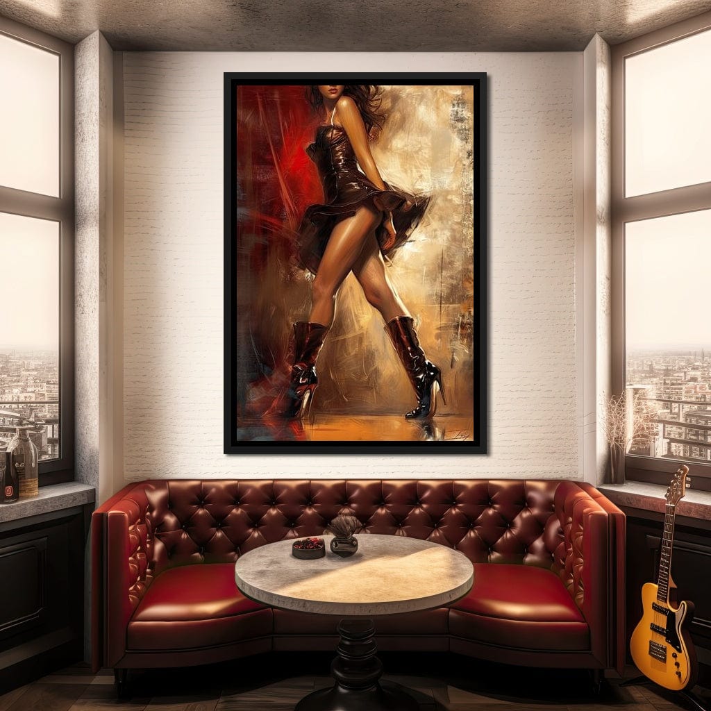 Alluring Strides Canvas Wall Art