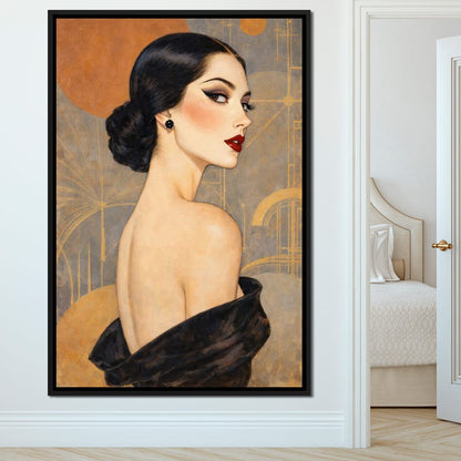 Velvet Elegance Canvas Wall Art