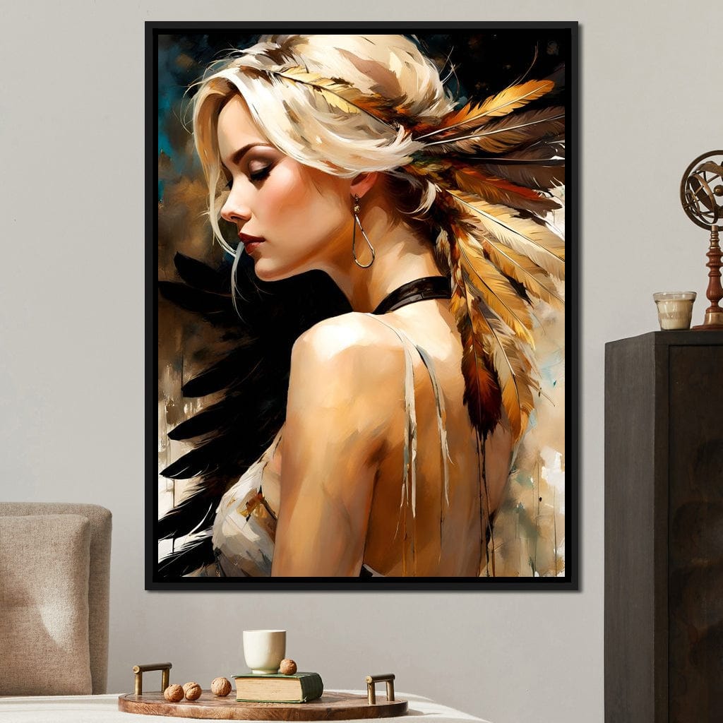 Female Portrait 0024 Canvas Wall Art