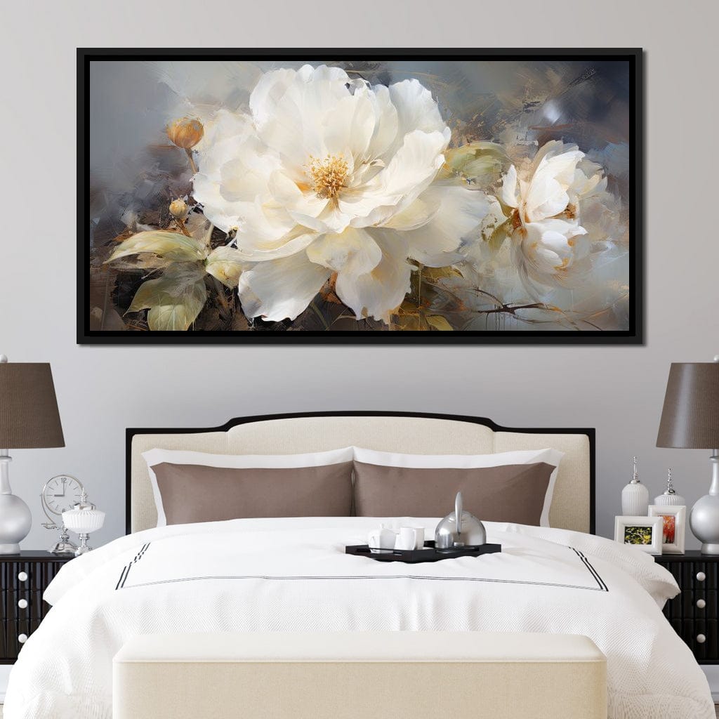 Ethereal Peony Essences Canvas Wall Art