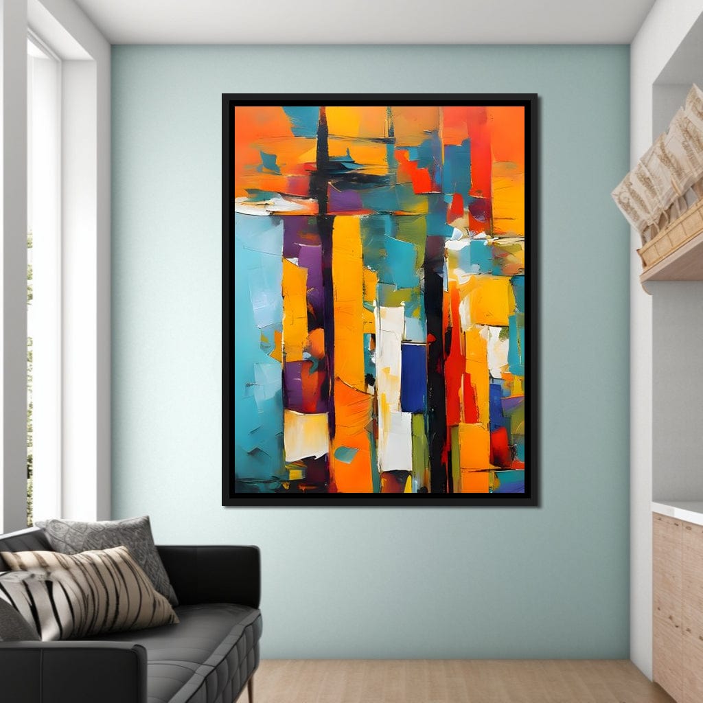 Colorful Modern Art 008 Canvas Wall Art