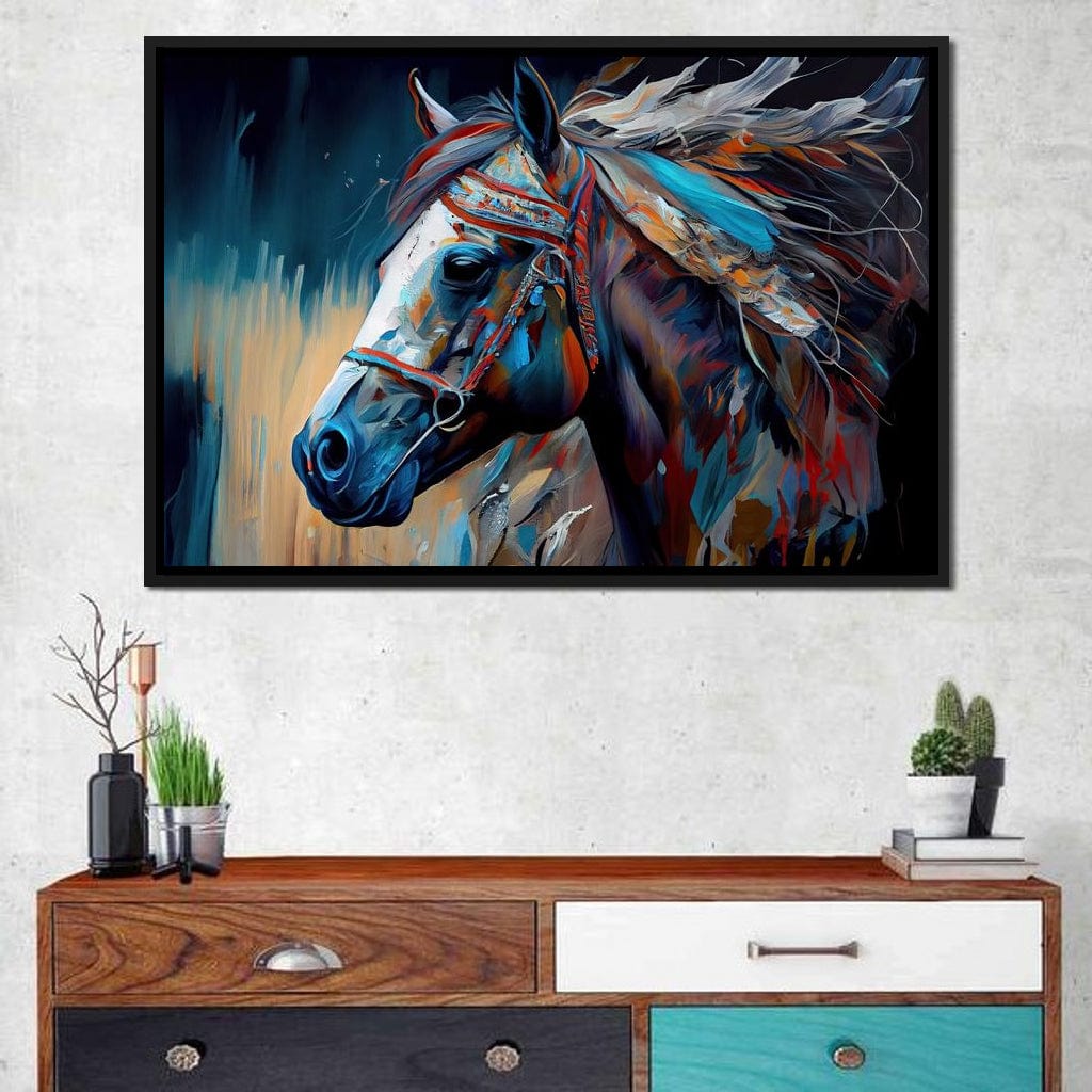 Cherokee Horse 4 Canvas Wall Art