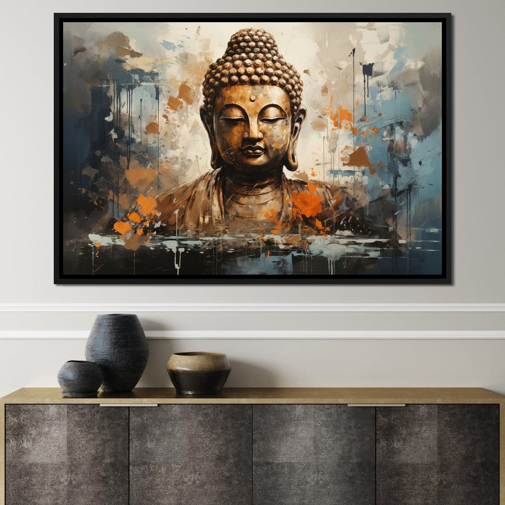 Buddha's Grace Canvas Wall Art