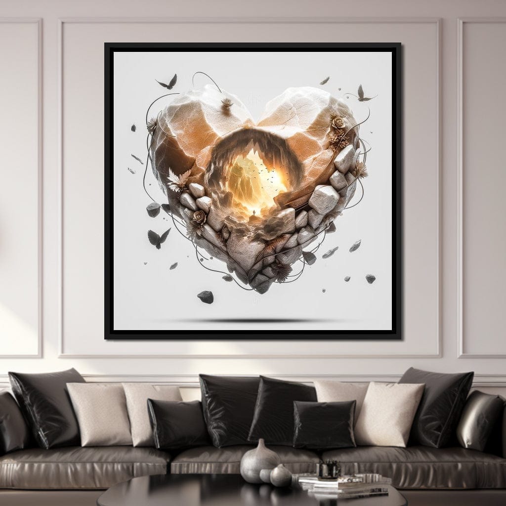Heart Canvas Wall Art
