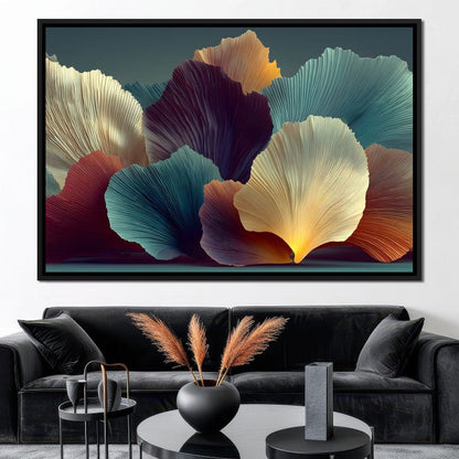 Flowing Petal Dreams Canvas Wall Art
