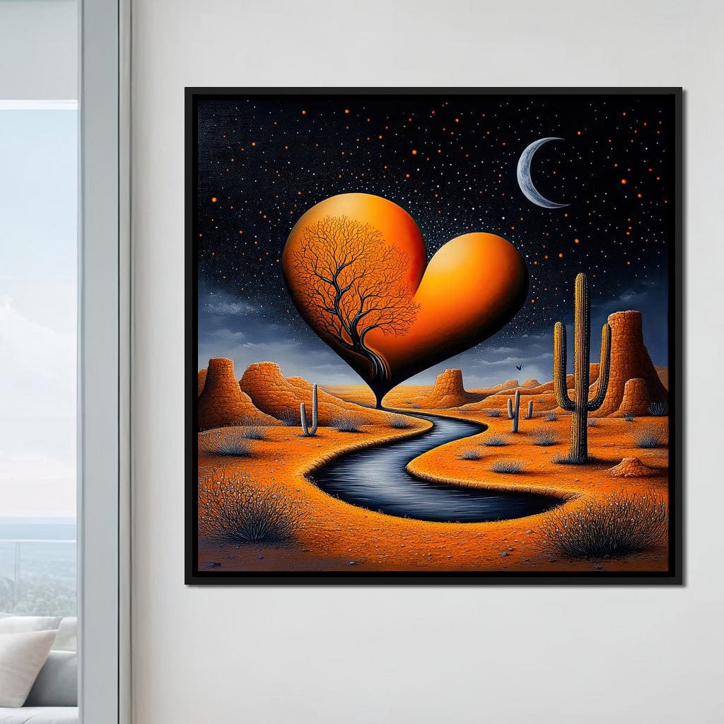 Heart of the Desert Canvas Wall Art
