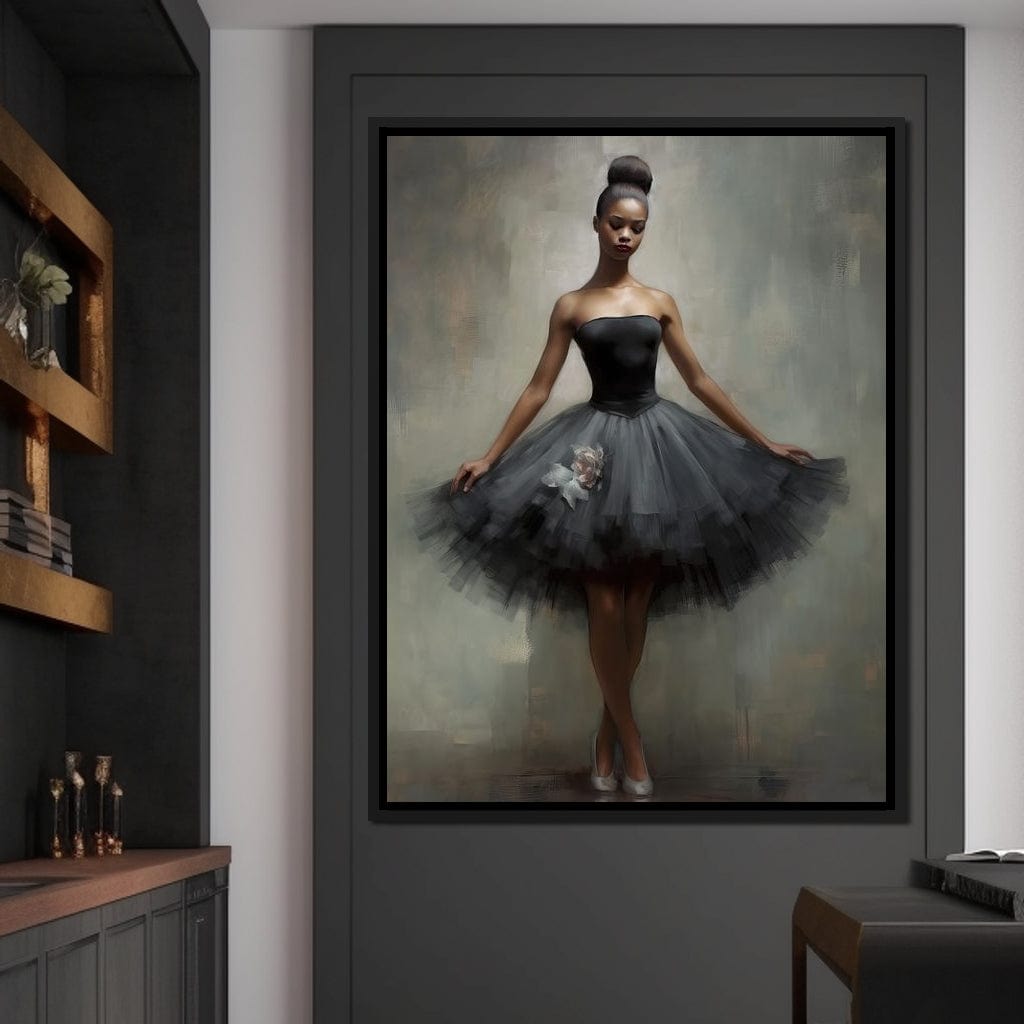 Lovely Ballerina Canvas Wall Art