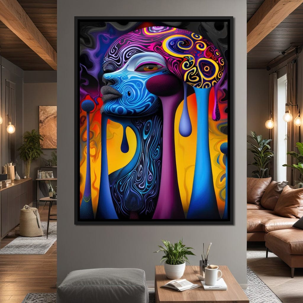 The Drippy Diva Canvas Wall Art
