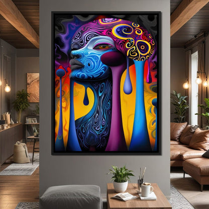 The Drippy Diva Canvas Wall Art