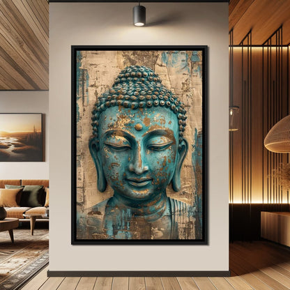 Meditative Harmony Tranquility Canvas Wall Art