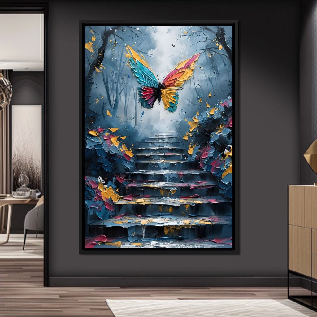 Spectral Flight Ascending Canvas Wall Art