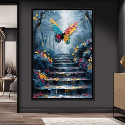 Spectral Flight Ascending Canvas Wall Art