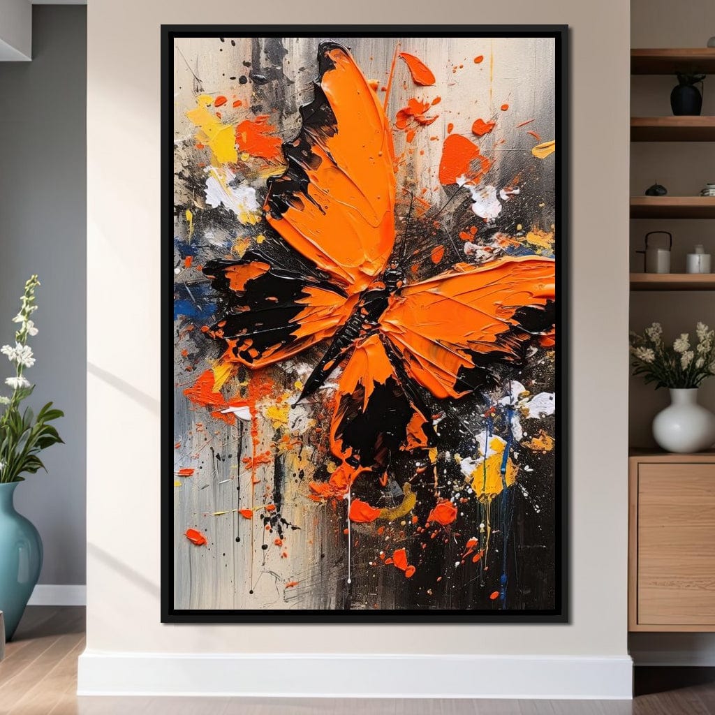 Radiant Lepidoptera Canvas Wall Art