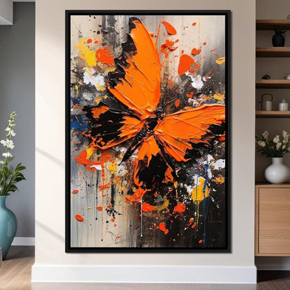 Radiant Lepidoptera Canvas Wall Art