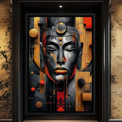 Solar Radiance Geometric Visions Canvas Wall Art