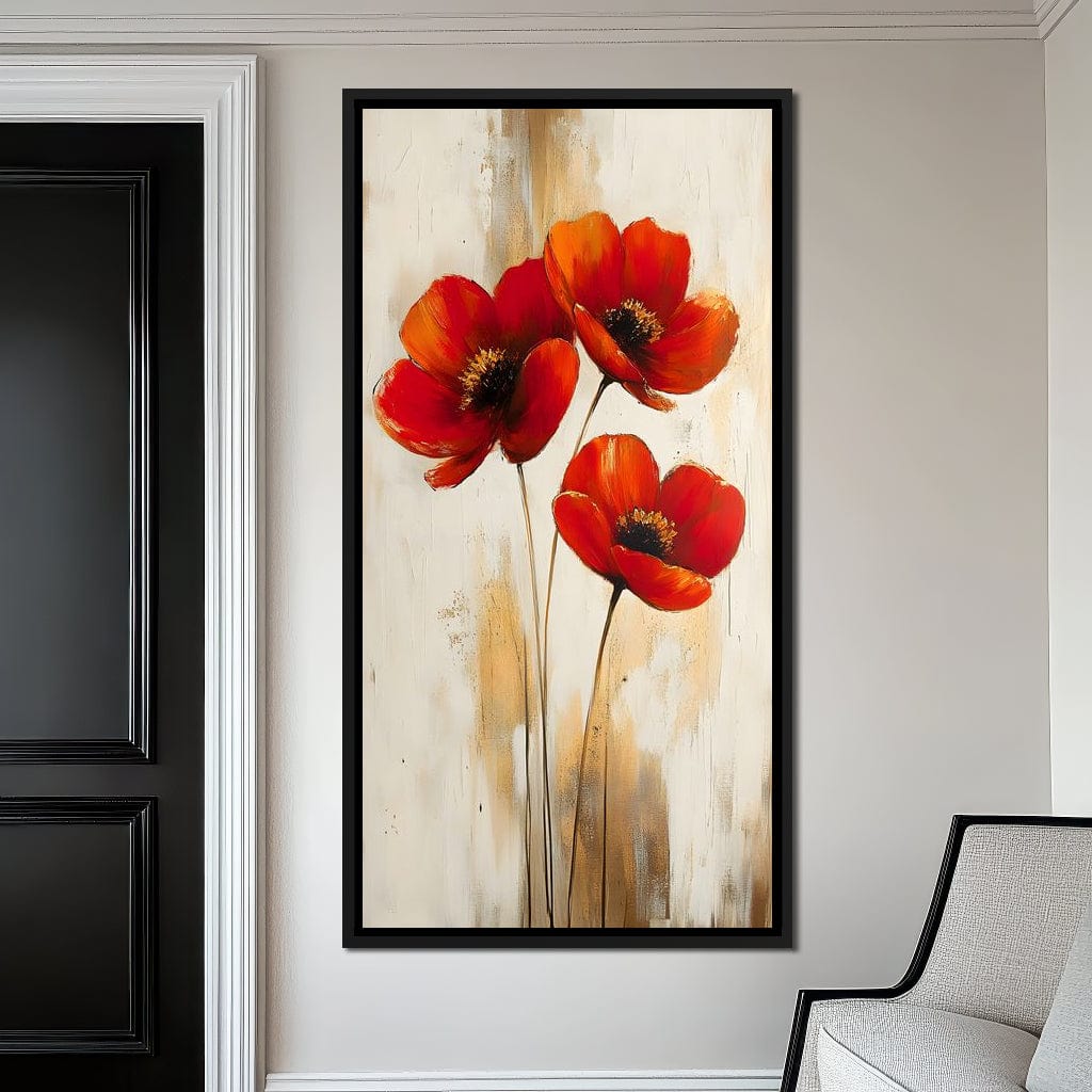 Summer Petal Dance Canvas Wall Art