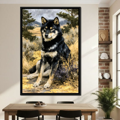 Lone Sentinel of the High Plains Canvas Wall Art