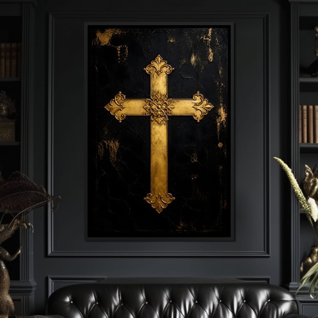 Gilded Faith Eternal Legacy Canvas Wall Art