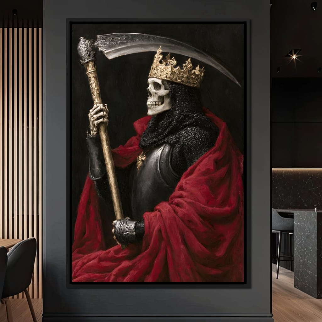 Sovereign Of The Final Harvest Canvas Wall Art