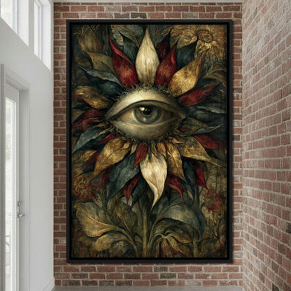 Watchful Petals Of Eternity Canvas Wall Art