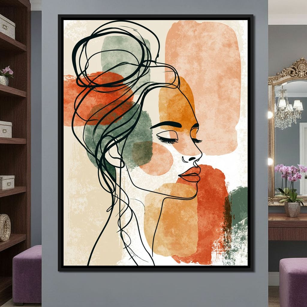Contours of a Quiet Afternoon Canvas Wall Art