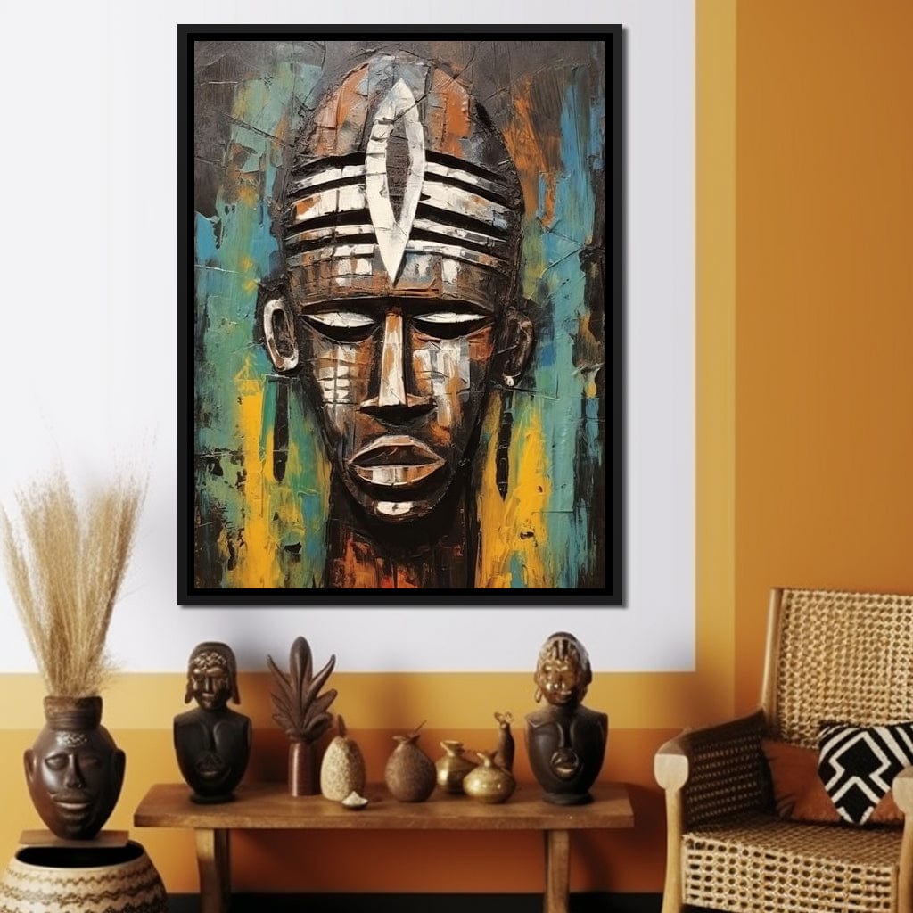 Tribal Mask 18 Canvas Wall Art