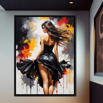 The Elegance of Women Canvas Wall Art