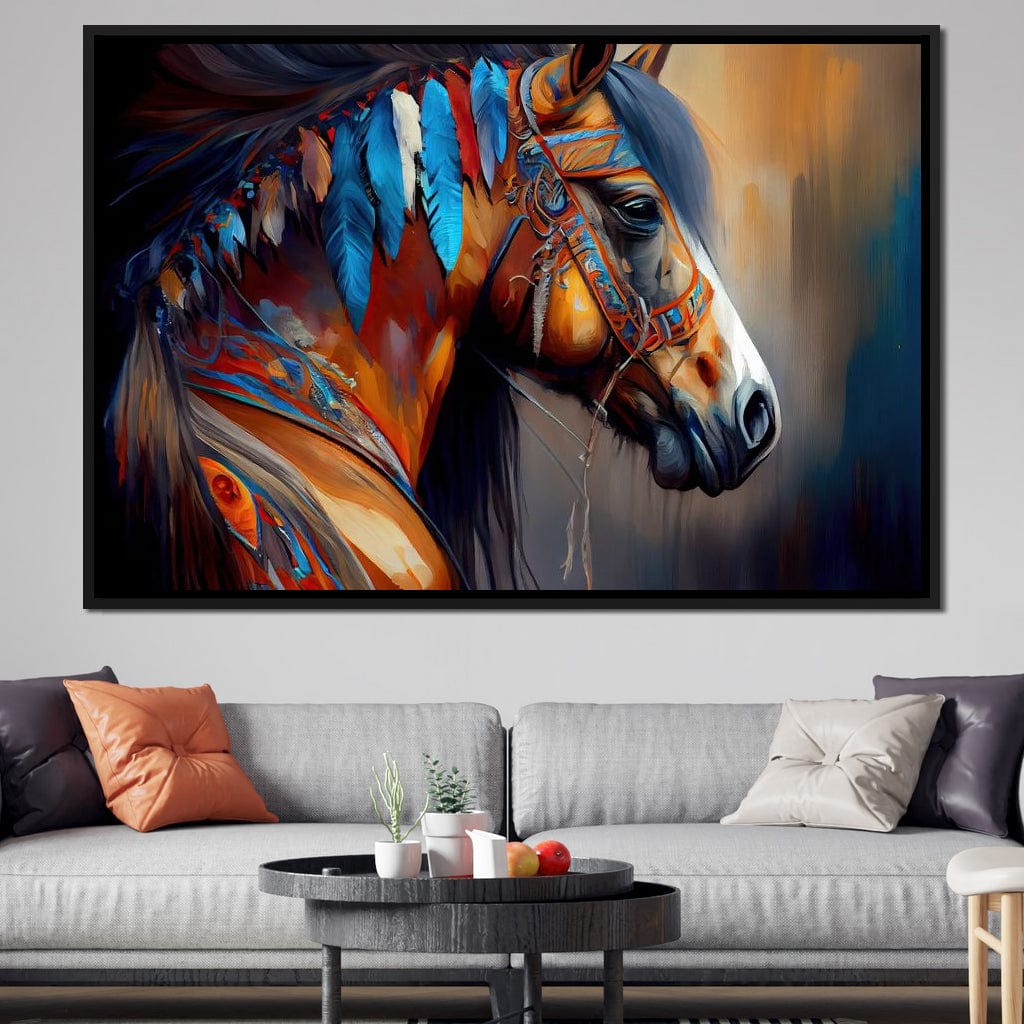 Cherokee Horse 5 Canvas Wall Art