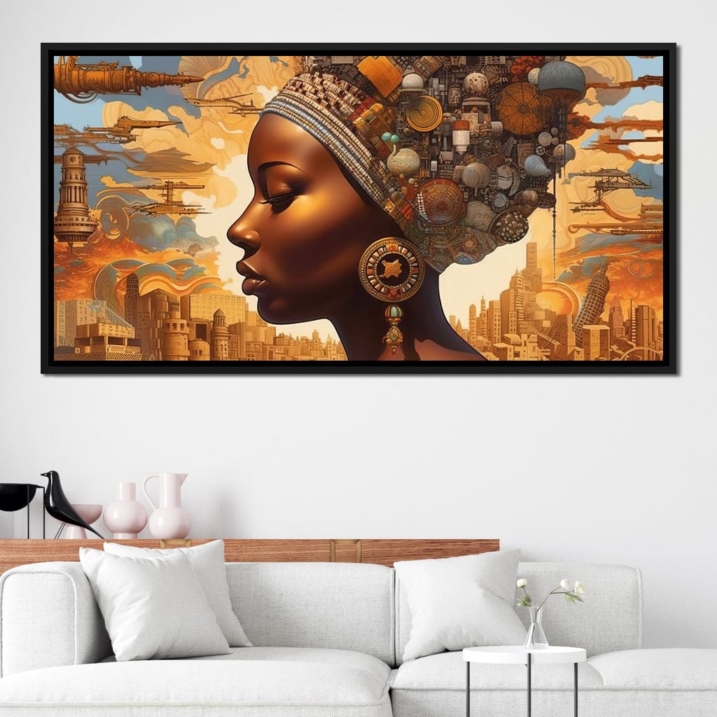 African Portrait Izula Canvas Wall Art