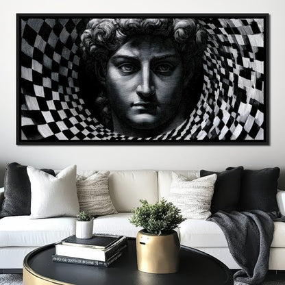 Fragmented Logic Of The Marble Mind Canvas Wall Art
