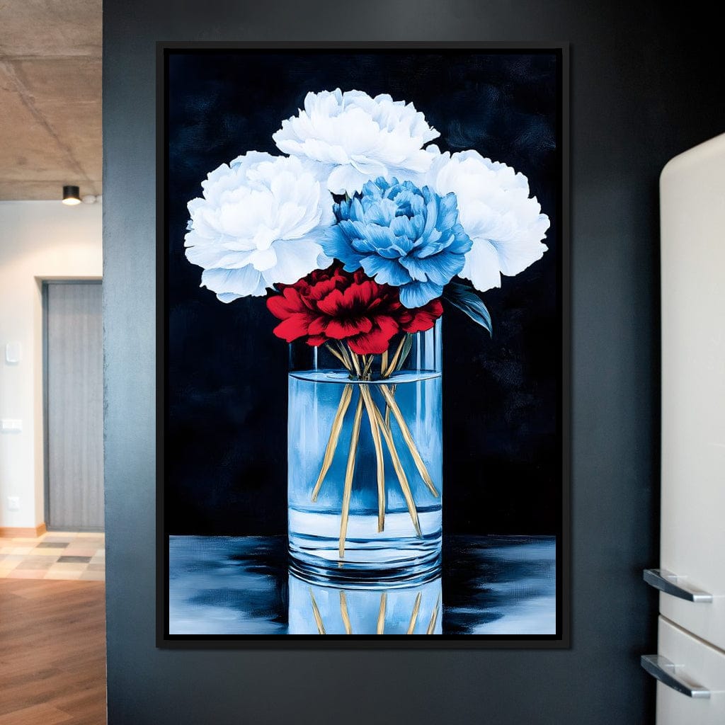 Heavenly Petal Symphony Canvas Wall Art