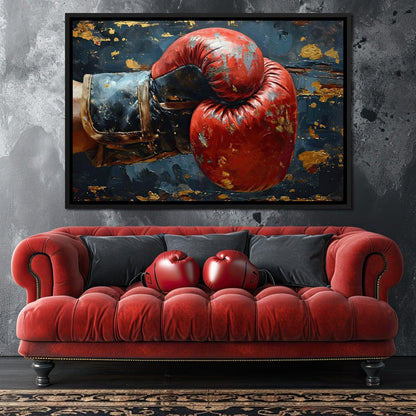 Boxing Glove Canvas Wall Art