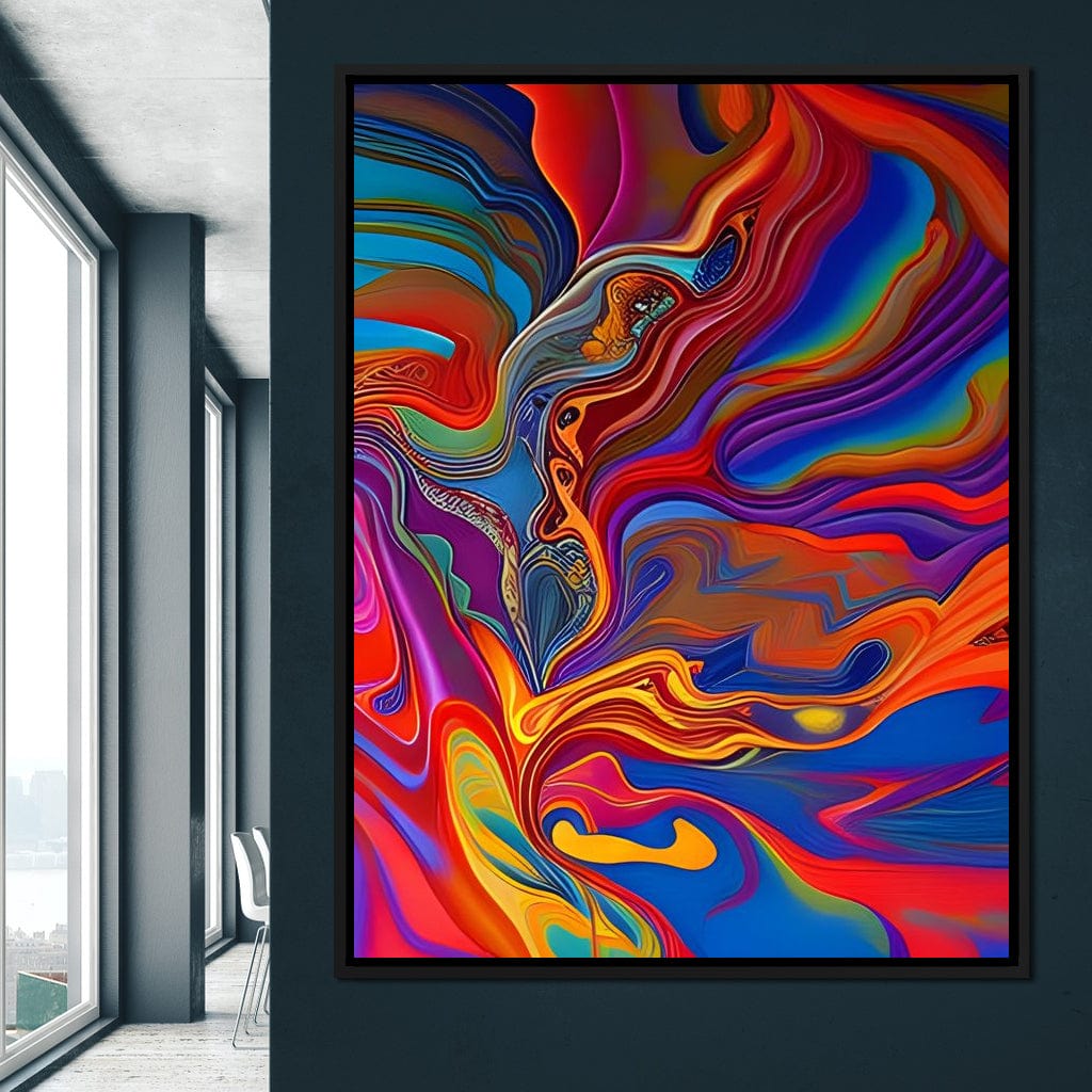 Colorful Contemporary Art 242 Canvas Wall Art