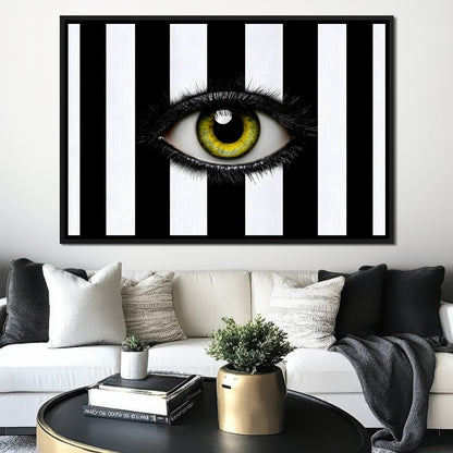 Fragments Of A Singular Watchful Sight Canvas Wall Art