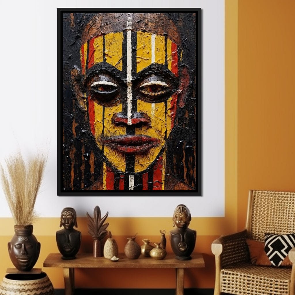 Tribal Mask 09 Canvas Wall Art