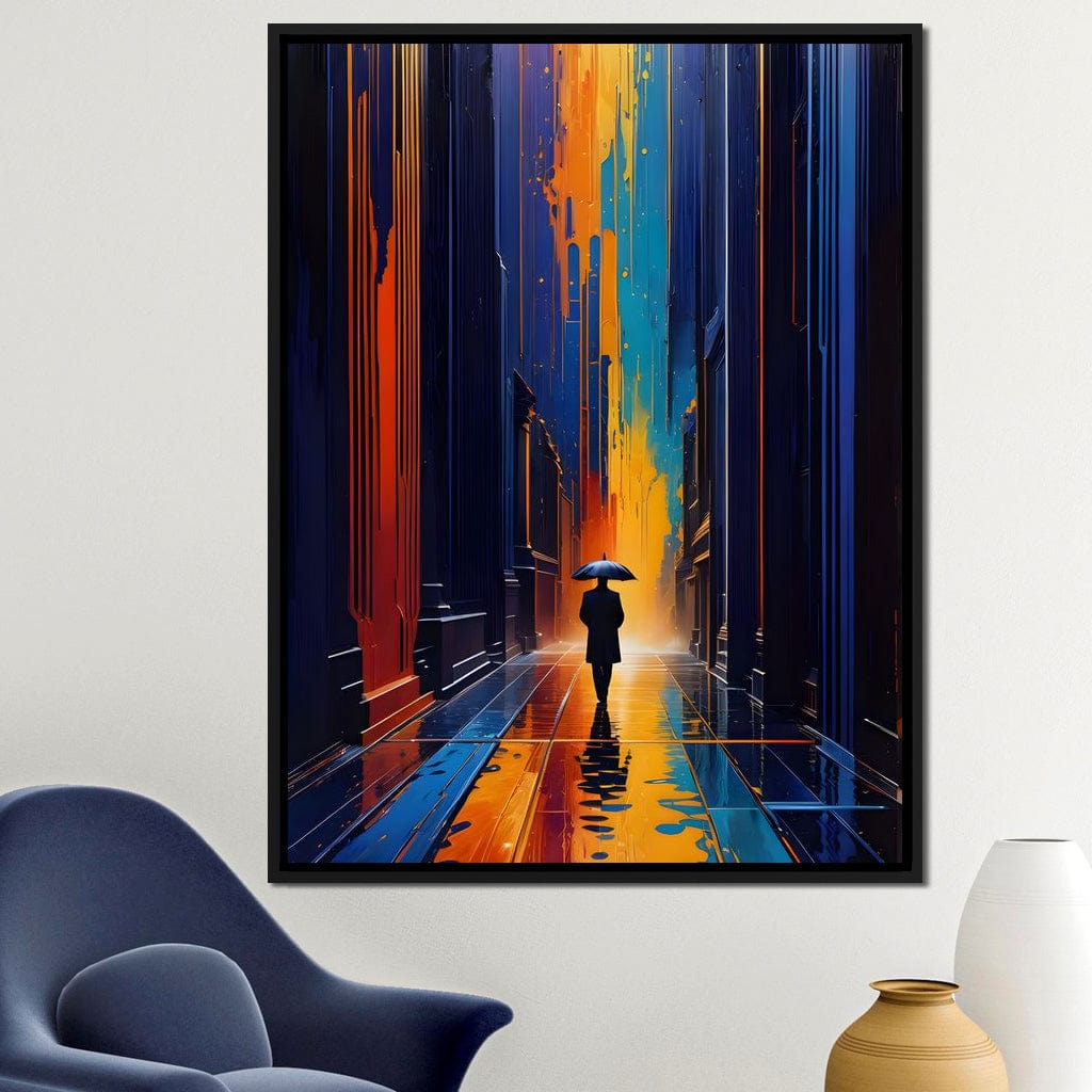 Streets of Loneliness Canvas Wall Art