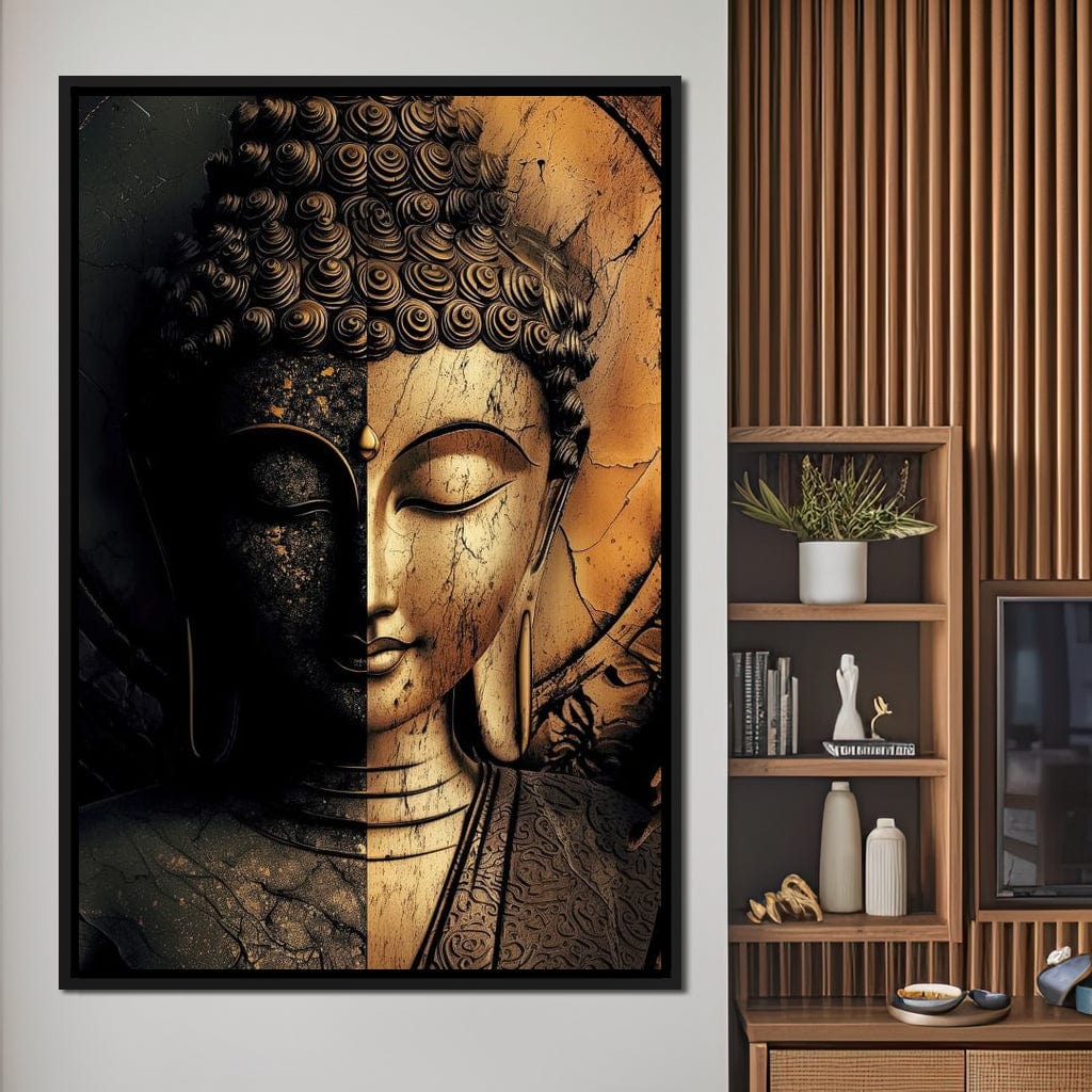 Harmony of Light and Shadow Canvas Wall Art